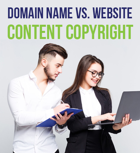 Domain Name vs. Website Content Copyright